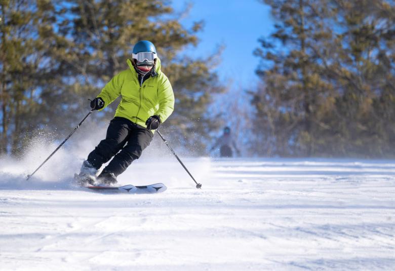 Skier in Connecticut