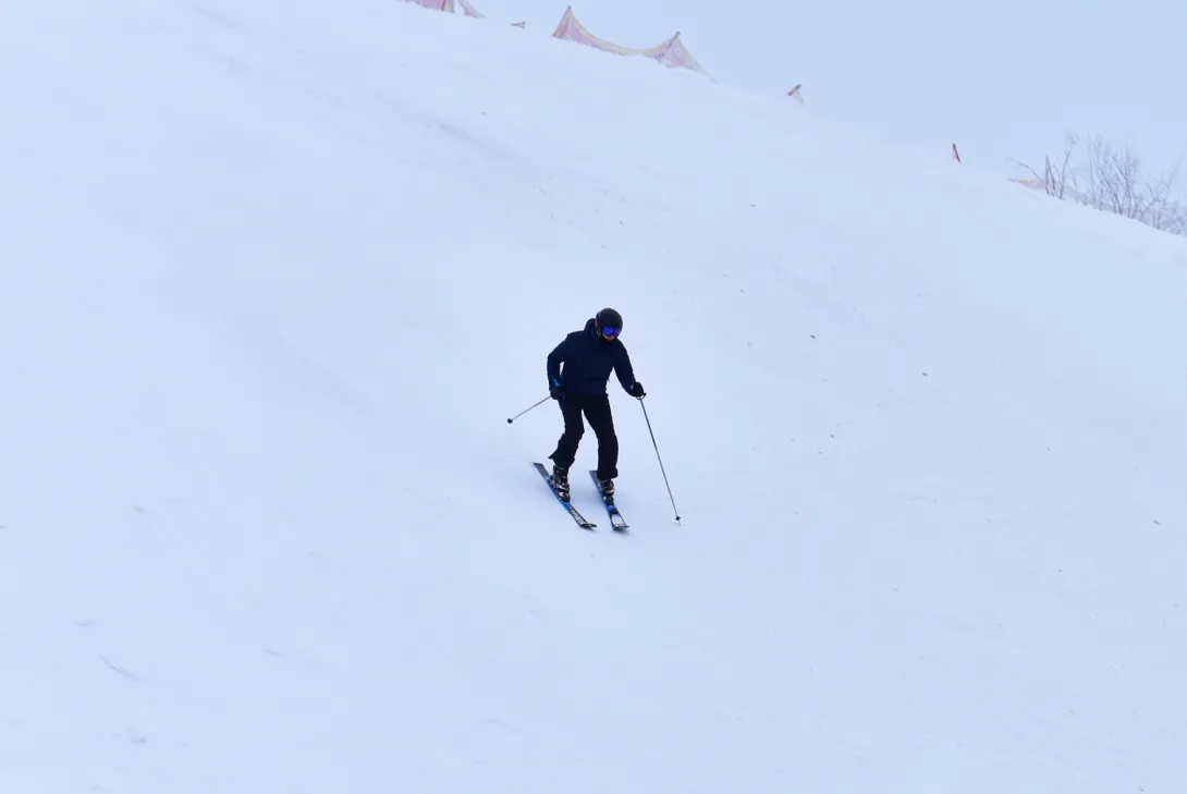Beginner skier 