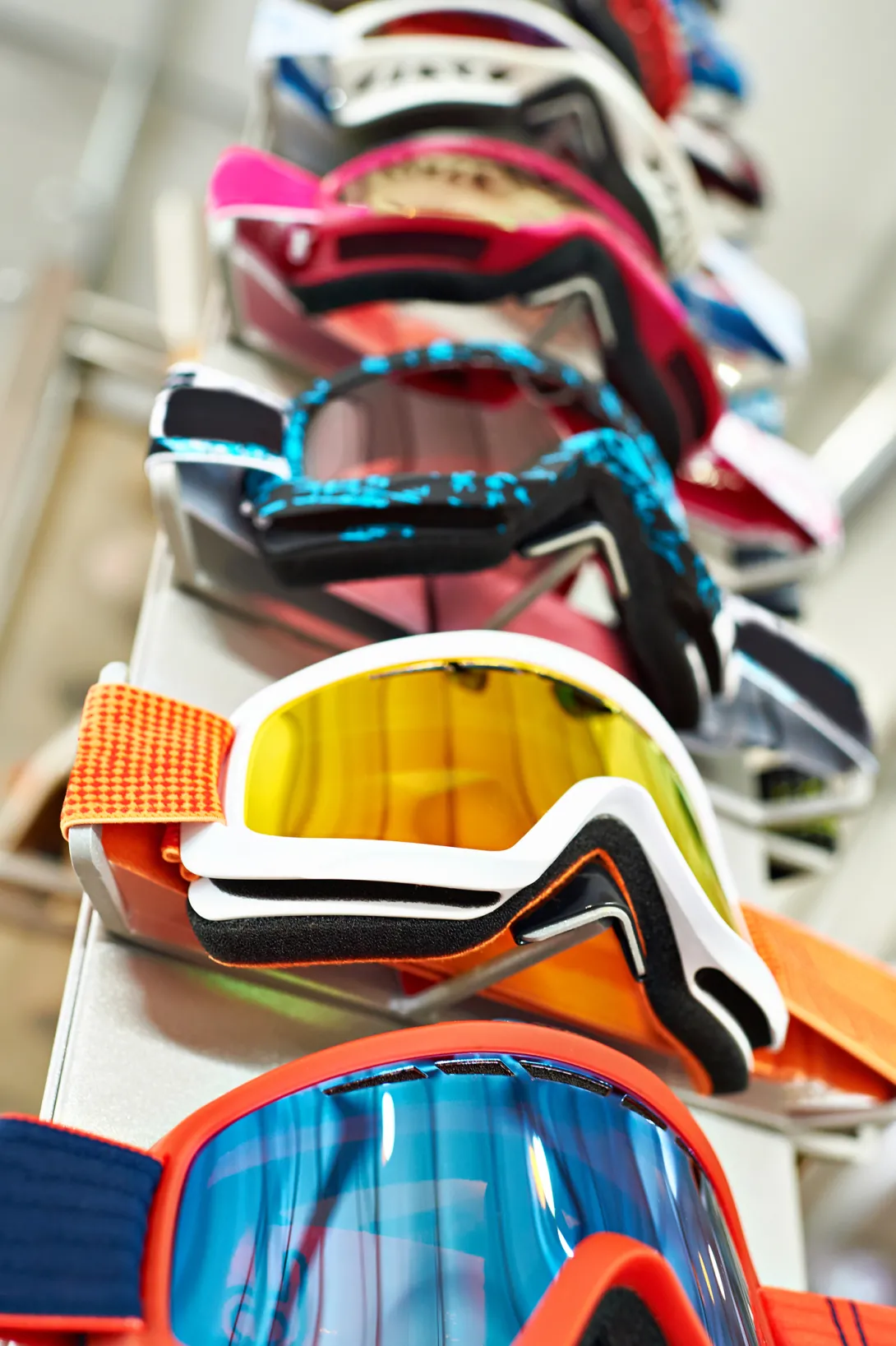 Ski goggles in store