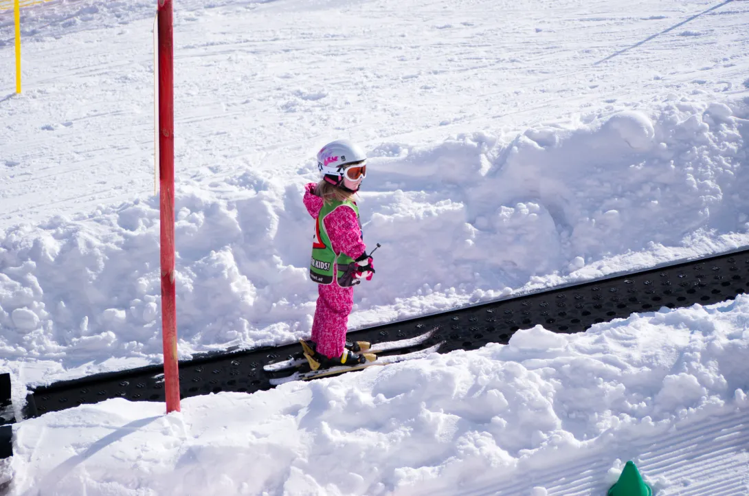 Girl on the magic carpet