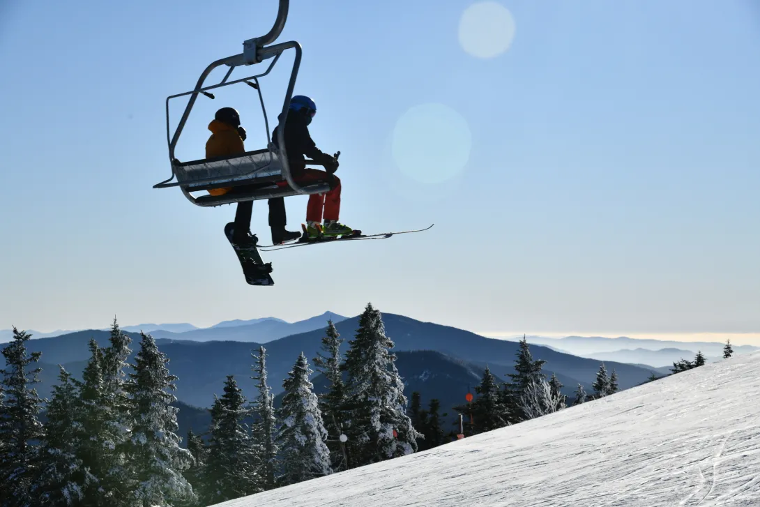 Chairlift in Stowe