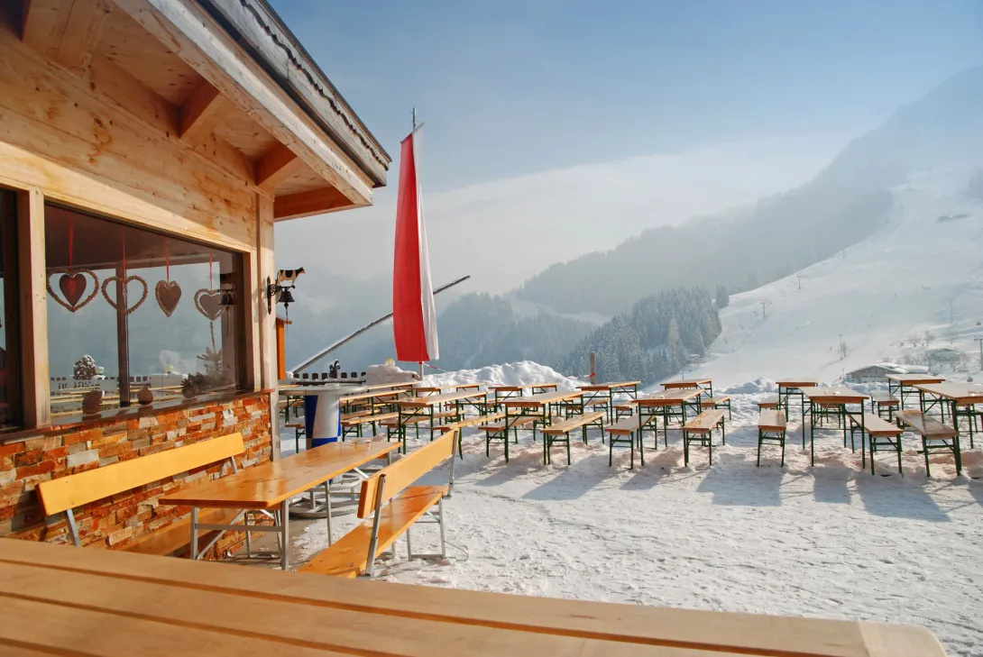 Ski lodge restaurant