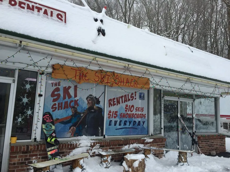 Ski rental store