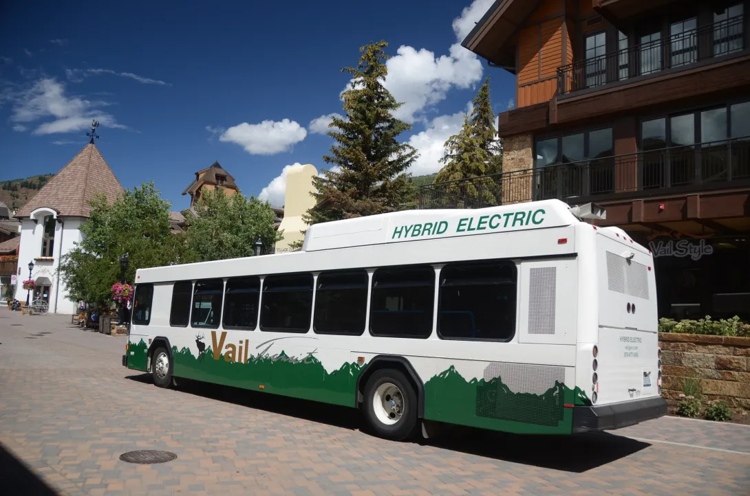 Vail shuttle bus