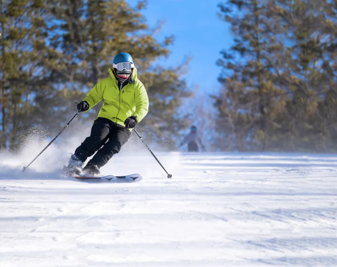 Skier in Connecticut