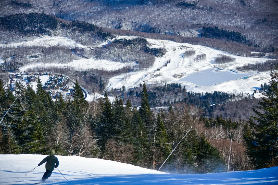 Top from Stowe Mountain